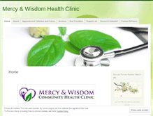 Tablet Screenshot of mercyandwisdom.org